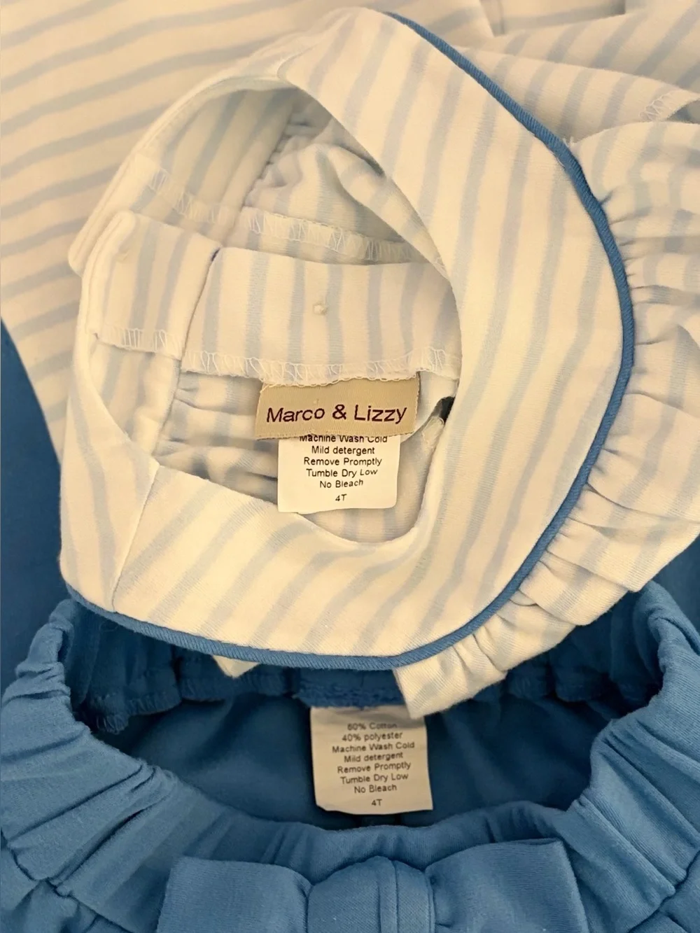 EUC Marco & Lizzy 2Pc Sailboat Set Size 4T